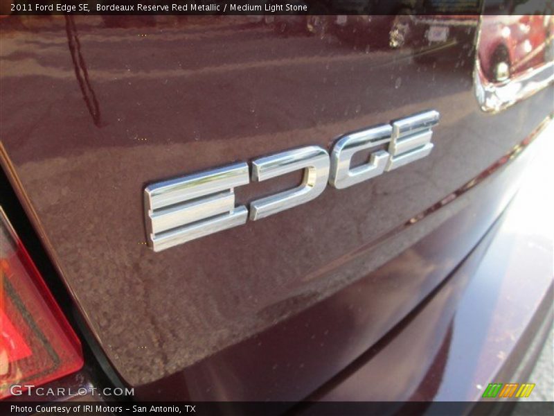 Bordeaux Reserve Red Metallic / Medium Light Stone 2011 Ford Edge SE
