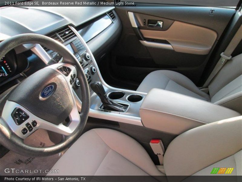 Bordeaux Reserve Red Metallic / Medium Light Stone 2011 Ford Edge SE