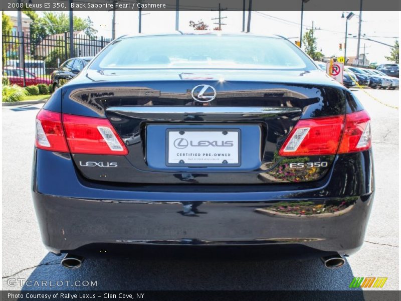 Black Sapphire Pearl / Cashmere 2008 Lexus ES 350