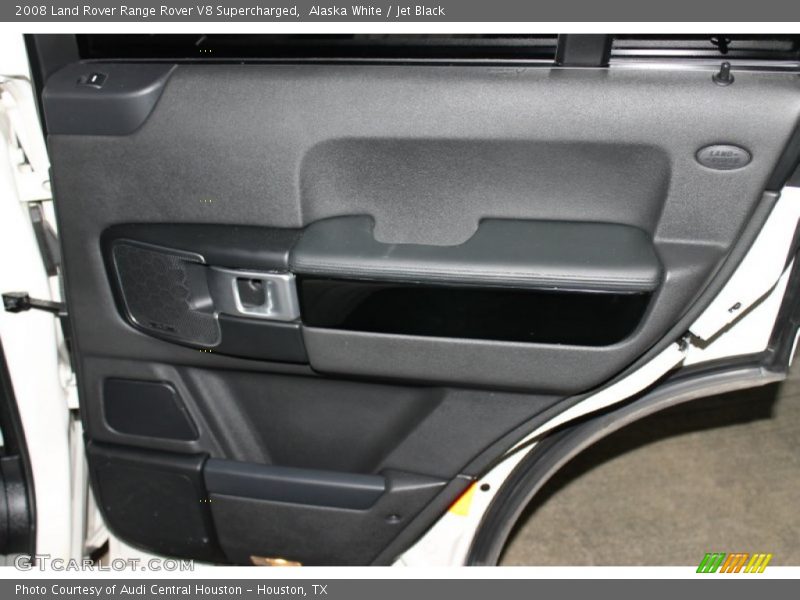 Alaska White / Jet Black 2008 Land Rover Range Rover V8 Supercharged