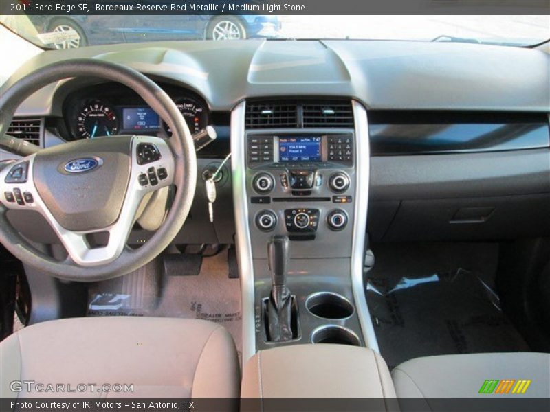 Bordeaux Reserve Red Metallic / Medium Light Stone 2011 Ford Edge SE