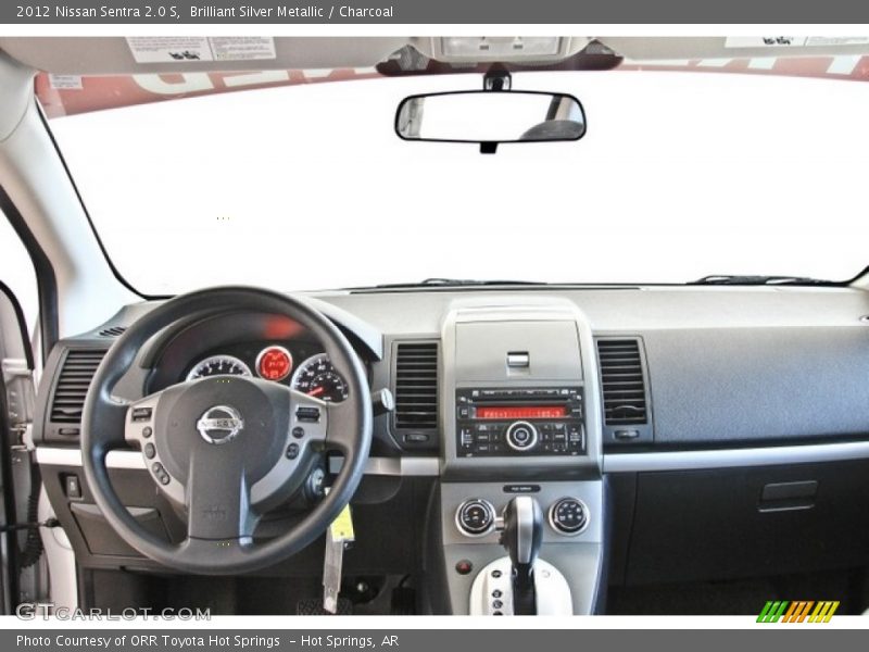 Brilliant Silver Metallic / Charcoal 2012 Nissan Sentra 2.0 S