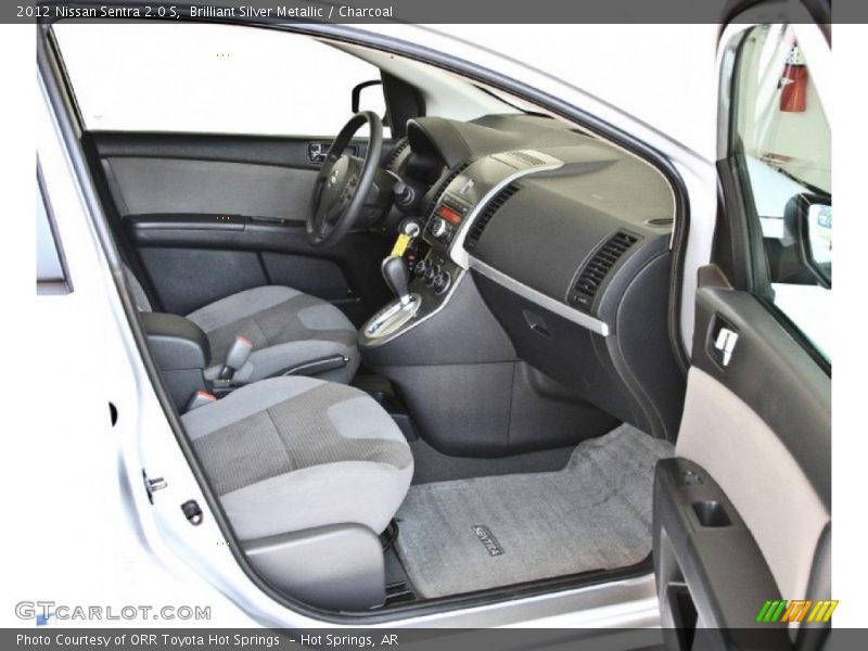 Brilliant Silver Metallic / Charcoal 2012 Nissan Sentra 2.0 S