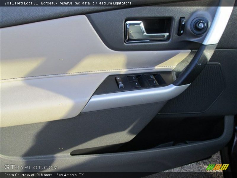 Bordeaux Reserve Red Metallic / Medium Light Stone 2011 Ford Edge SE