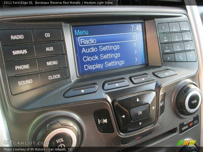 Bordeaux Reserve Red Metallic / Medium Light Stone 2011 Ford Edge SE