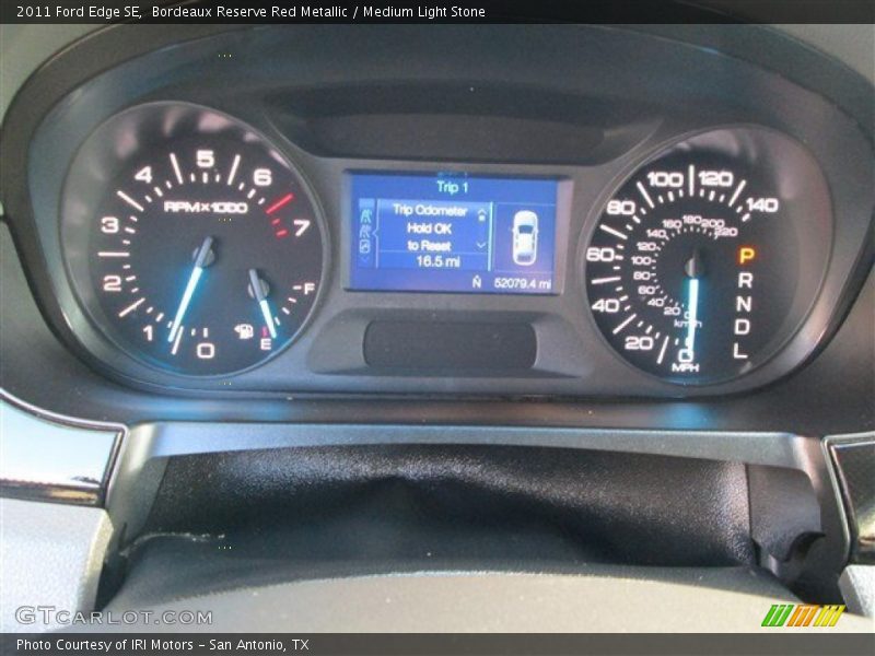 Bordeaux Reserve Red Metallic / Medium Light Stone 2011 Ford Edge SE