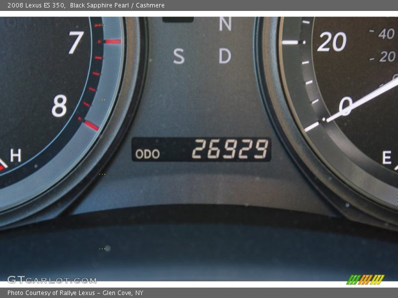 Black Sapphire Pearl / Cashmere 2008 Lexus ES 350