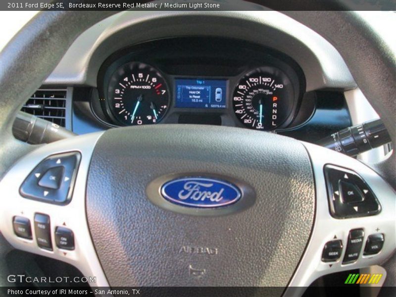 Bordeaux Reserve Red Metallic / Medium Light Stone 2011 Ford Edge SE