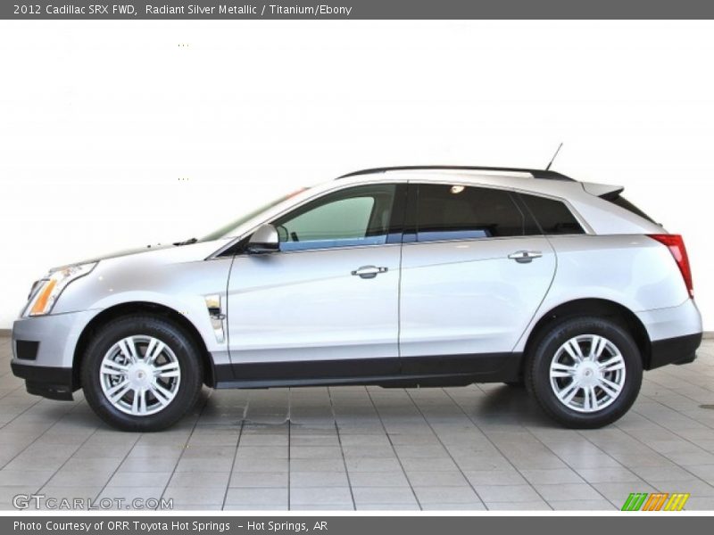 Radiant Silver Metallic / Titanium/Ebony 2012 Cadillac SRX FWD