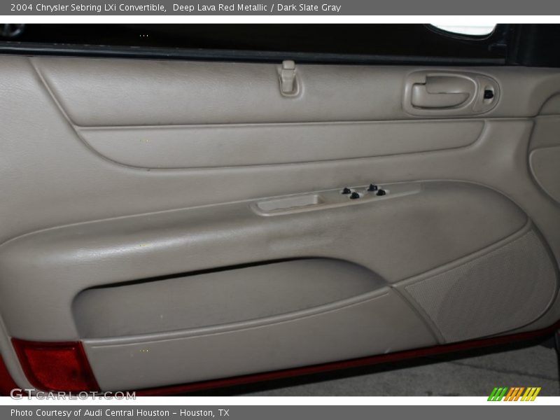 Deep Lava Red Metallic / Dark Slate Gray 2004 Chrysler Sebring LXi Convertible