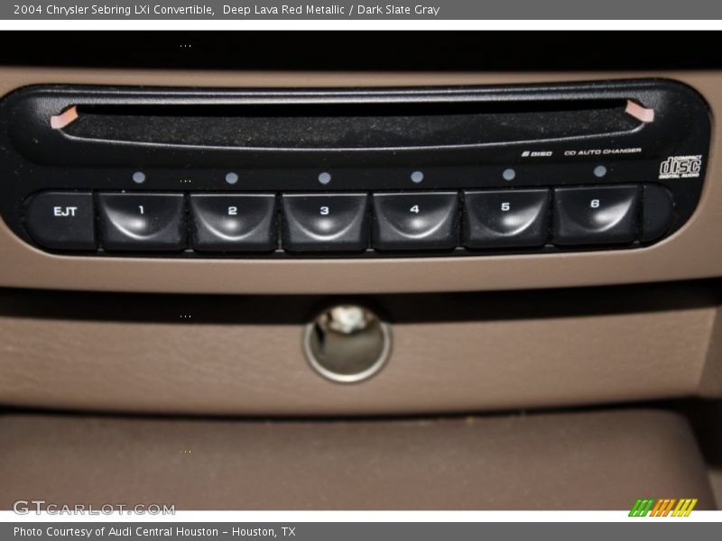 Deep Lava Red Metallic / Dark Slate Gray 2004 Chrysler Sebring LXi Convertible
