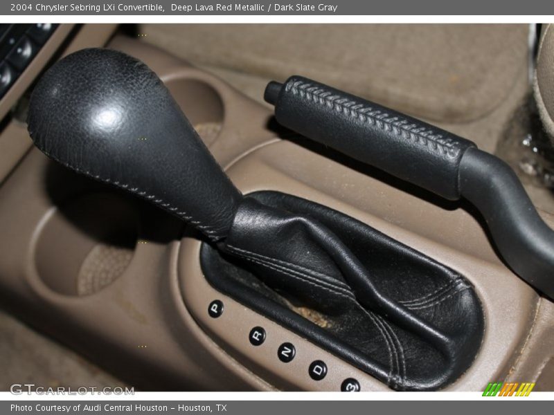 Deep Lava Red Metallic / Dark Slate Gray 2004 Chrysler Sebring LXi Convertible