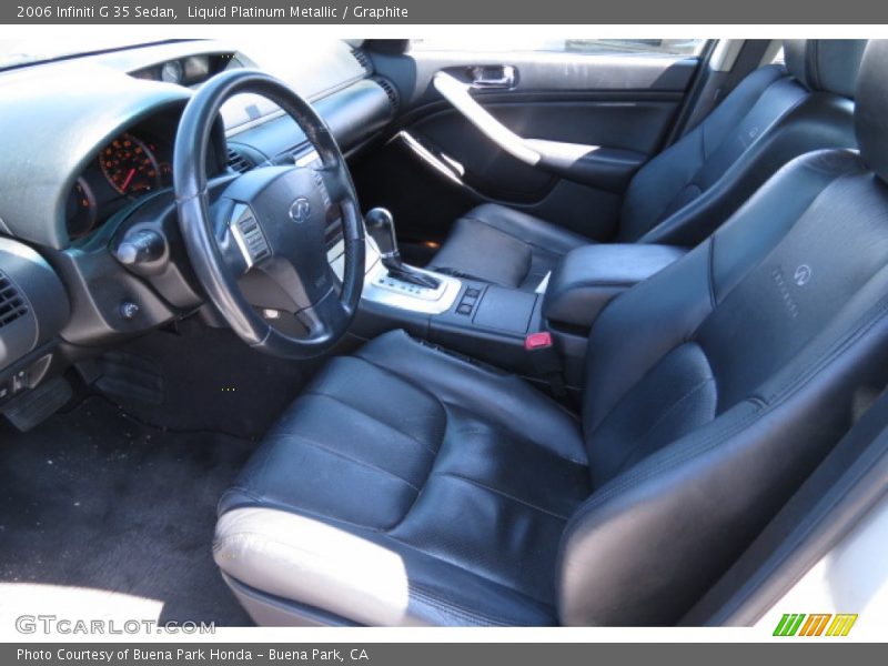 Liquid Platinum Metallic / Graphite 2006 Infiniti G 35 Sedan