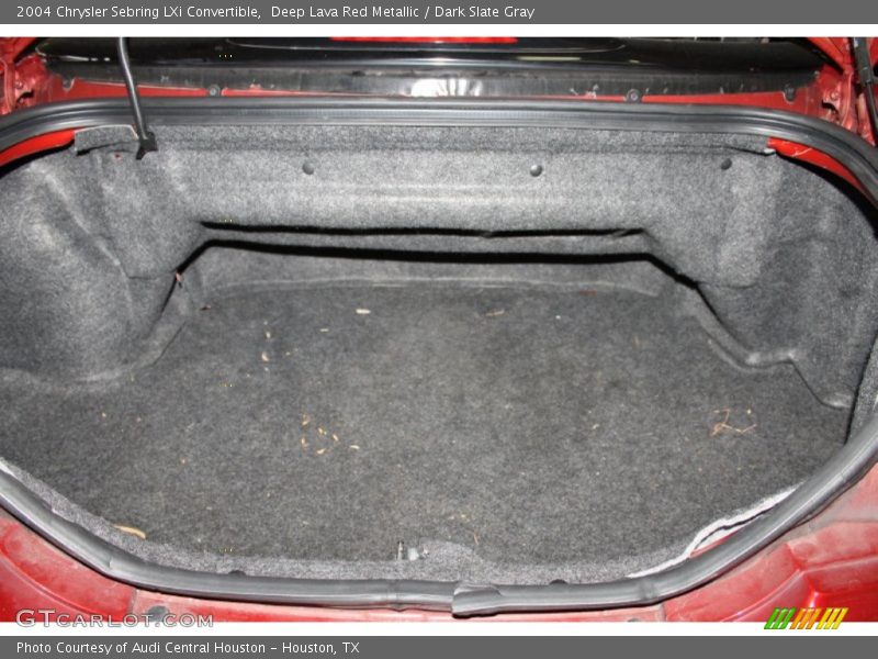Deep Lava Red Metallic / Dark Slate Gray 2004 Chrysler Sebring LXi Convertible