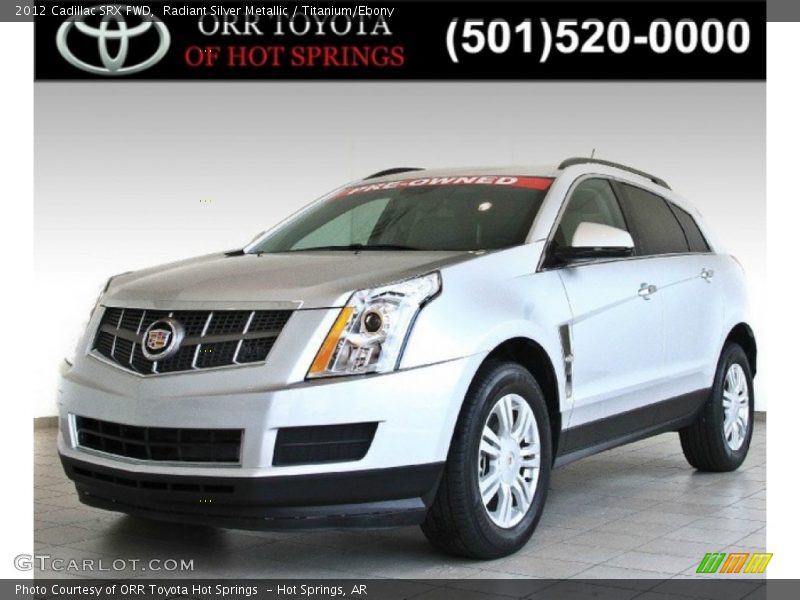 Radiant Silver Metallic / Titanium/Ebony 2012 Cadillac SRX FWD