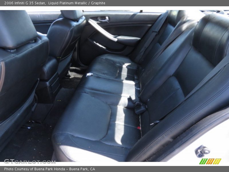 Liquid Platinum Metallic / Graphite 2006 Infiniti G 35 Sedan