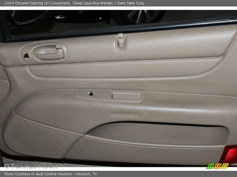 Deep Lava Red Metallic / Dark Slate Gray 2004 Chrysler Sebring LXi Convertible