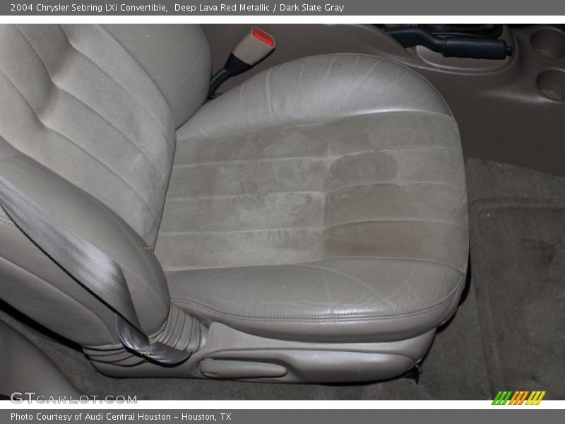 Deep Lava Red Metallic / Dark Slate Gray 2004 Chrysler Sebring LXi Convertible
