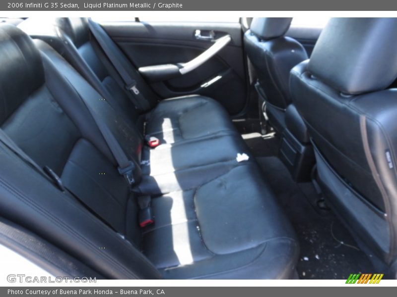 Liquid Platinum Metallic / Graphite 2006 Infiniti G 35 Sedan