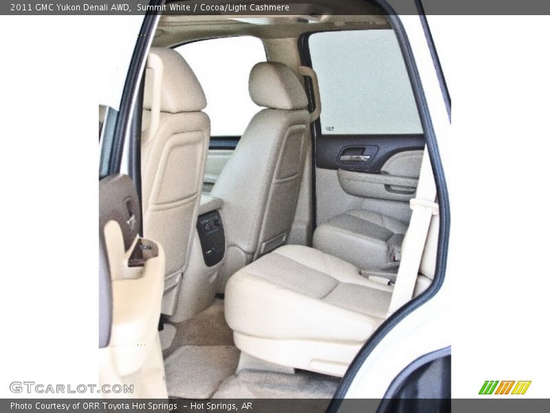 Summit White / Cocoa/Light Cashmere 2011 GMC Yukon Denali AWD