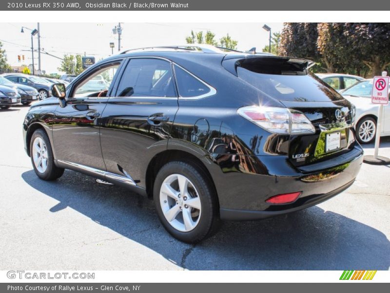 Obsidian Black / Black/Brown Walnut 2010 Lexus RX 350 AWD