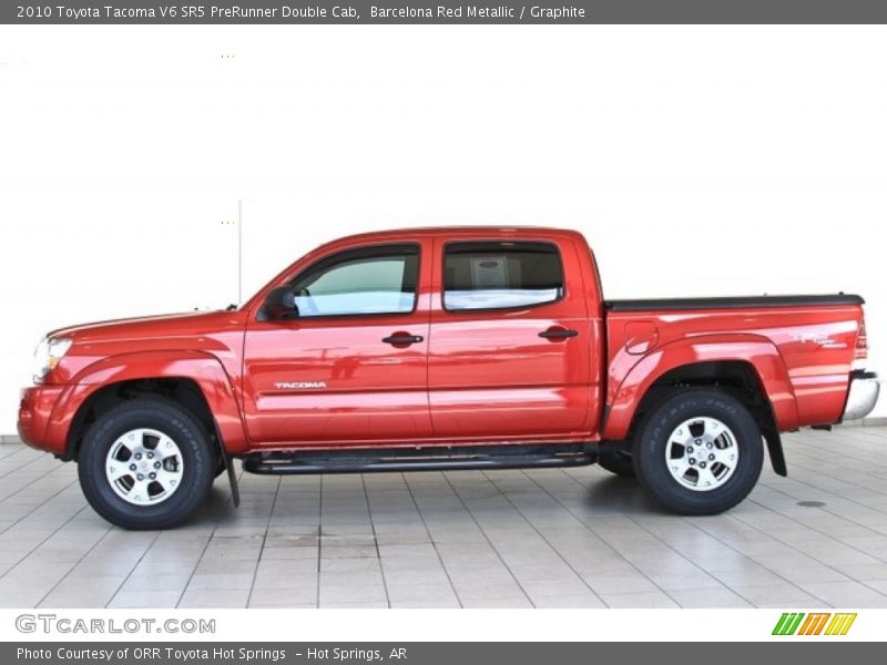Barcelona Red Metallic / Graphite 2010 Toyota Tacoma V6 SR5 PreRunner Double Cab