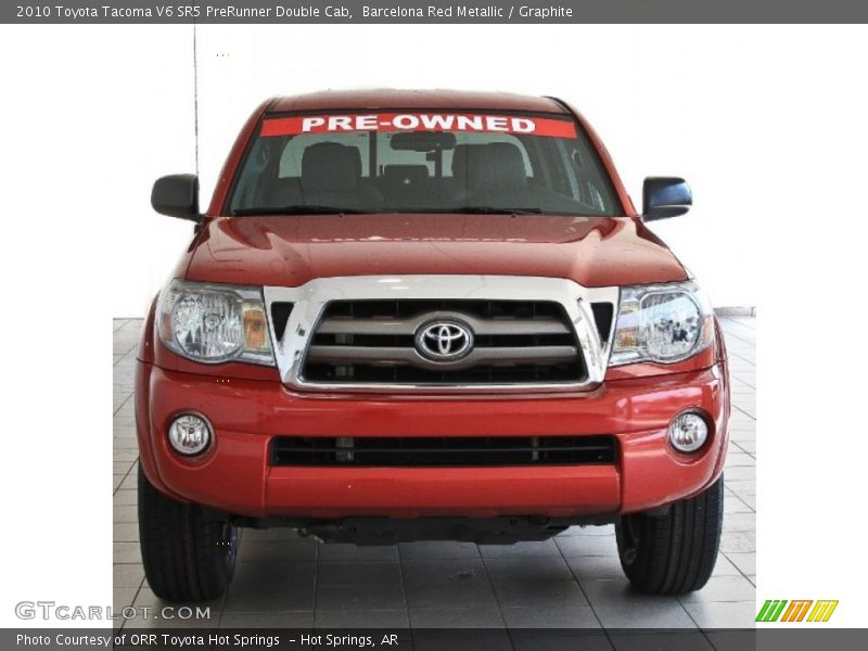 Barcelona Red Metallic / Graphite 2010 Toyota Tacoma V6 SR5 PreRunner Double Cab