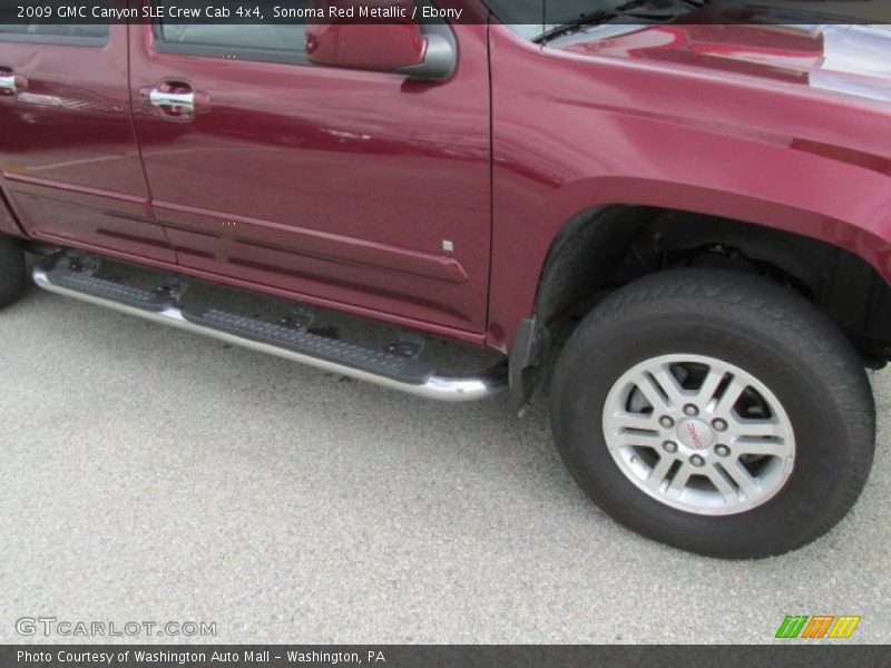 Sonoma Red Metallic / Ebony 2009 GMC Canyon SLE Crew Cab 4x4