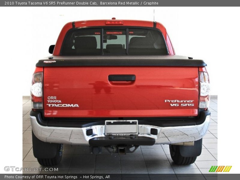 Barcelona Red Metallic / Graphite 2010 Toyota Tacoma V6 SR5 PreRunner Double Cab