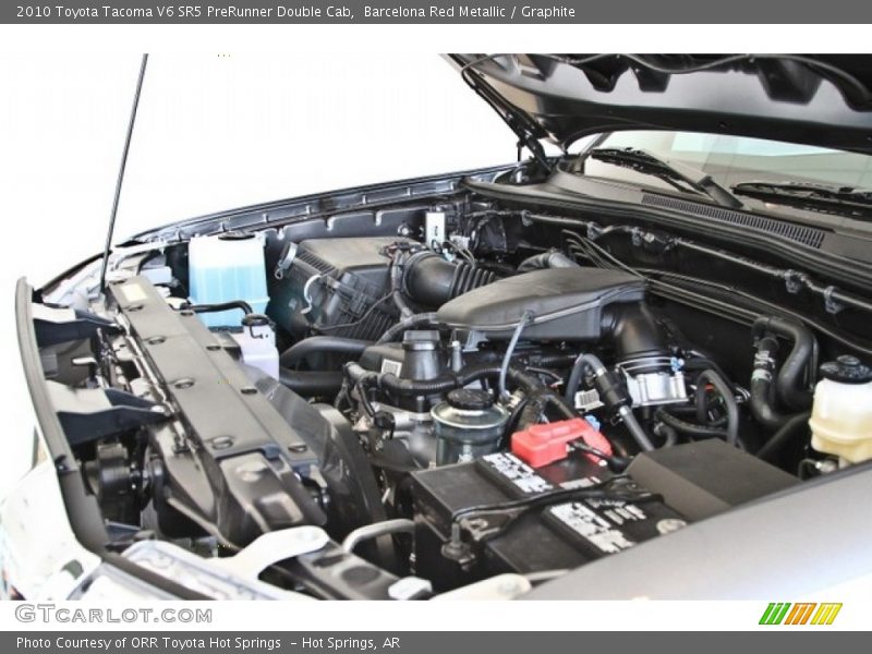 Barcelona Red Metallic / Graphite 2010 Toyota Tacoma V6 SR5 PreRunner Double Cab