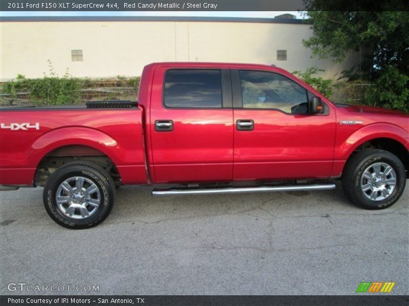 Red Candy Metallic / Steel Gray 2011 Ford F150 XLT SuperCrew 4x4