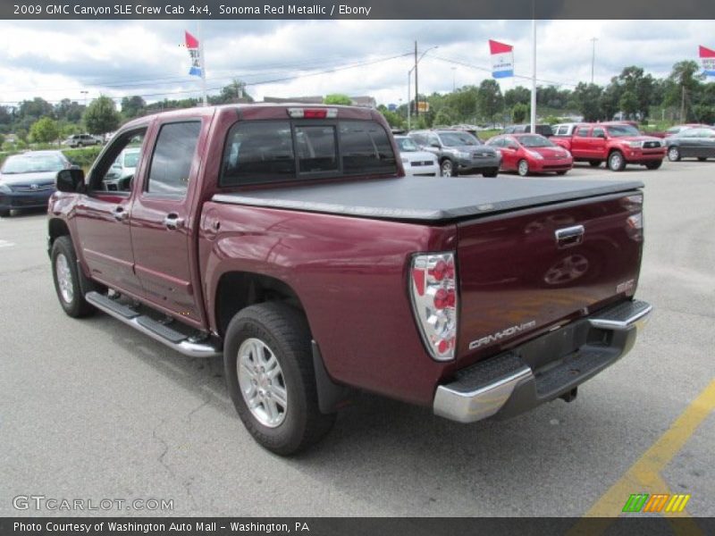 Sonoma Red Metallic / Ebony 2009 GMC Canyon SLE Crew Cab 4x4