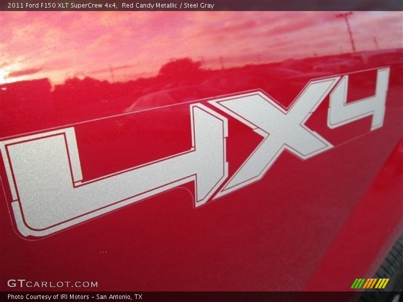 Red Candy Metallic / Steel Gray 2011 Ford F150 XLT SuperCrew 4x4