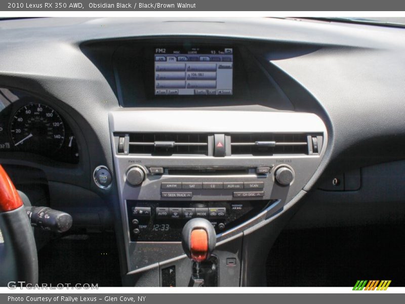 Obsidian Black / Black/Brown Walnut 2010 Lexus RX 350 AWD