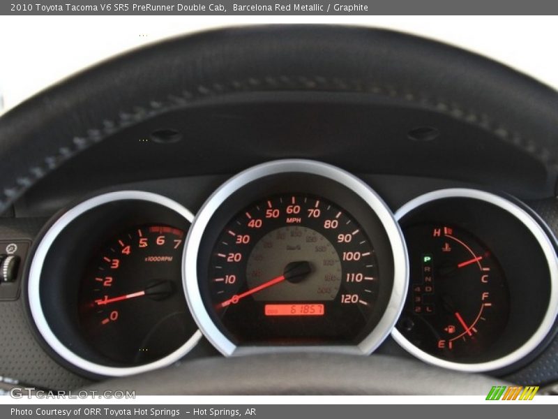 Barcelona Red Metallic / Graphite 2010 Toyota Tacoma V6 SR5 PreRunner Double Cab