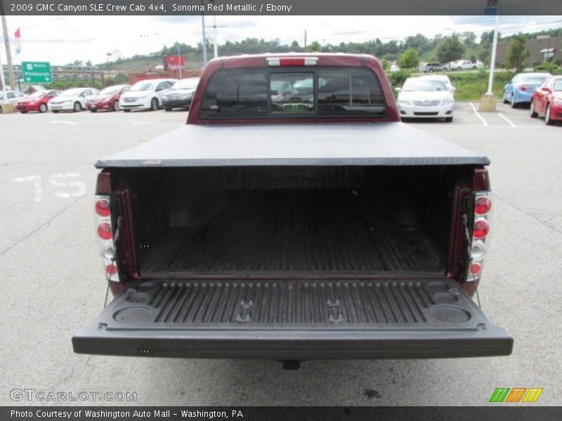 Sonoma Red Metallic / Ebony 2009 GMC Canyon SLE Crew Cab 4x4