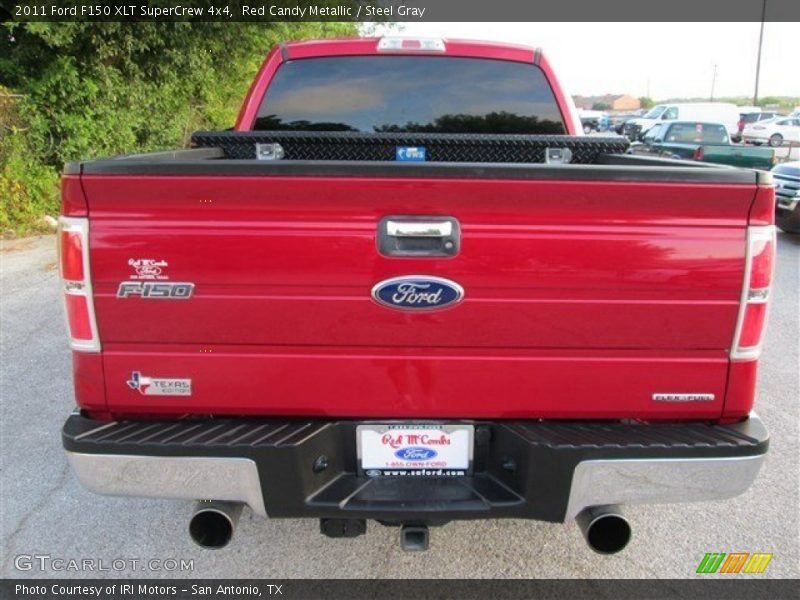 Red Candy Metallic / Steel Gray 2011 Ford F150 XLT SuperCrew 4x4