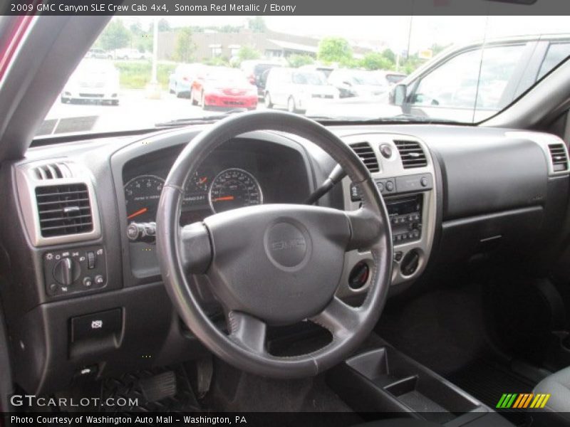 Sonoma Red Metallic / Ebony 2009 GMC Canyon SLE Crew Cab 4x4