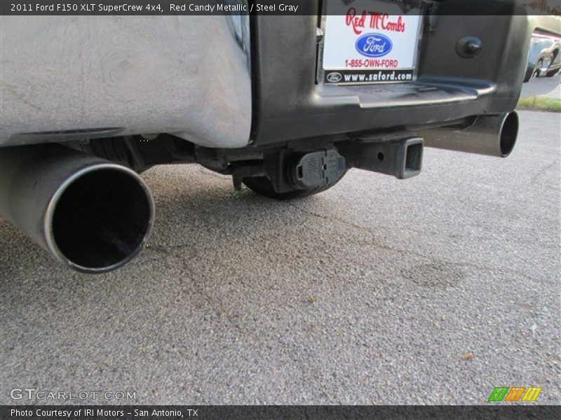 Red Candy Metallic / Steel Gray 2011 Ford F150 XLT SuperCrew 4x4