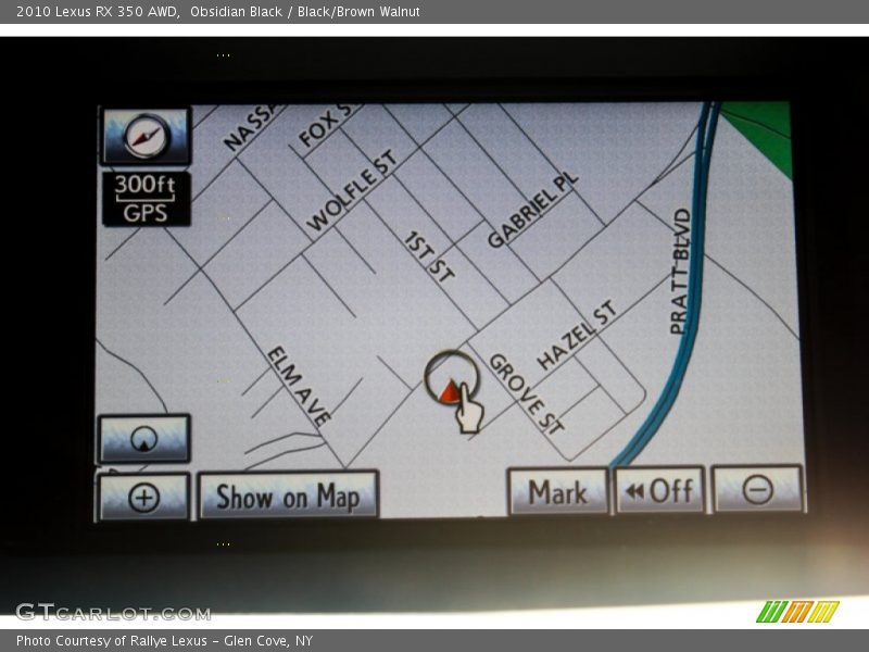 Obsidian Black / Black/Brown Walnut 2010 Lexus RX 350 AWD