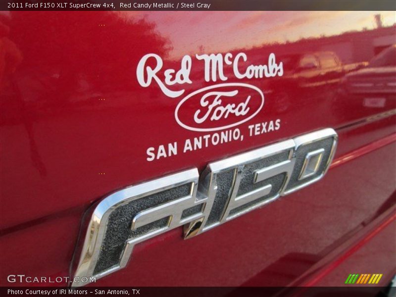 Red Candy Metallic / Steel Gray 2011 Ford F150 XLT SuperCrew 4x4