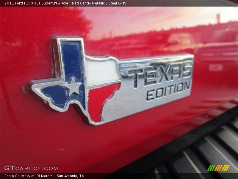 Red Candy Metallic / Steel Gray 2011 Ford F150 XLT SuperCrew 4x4
