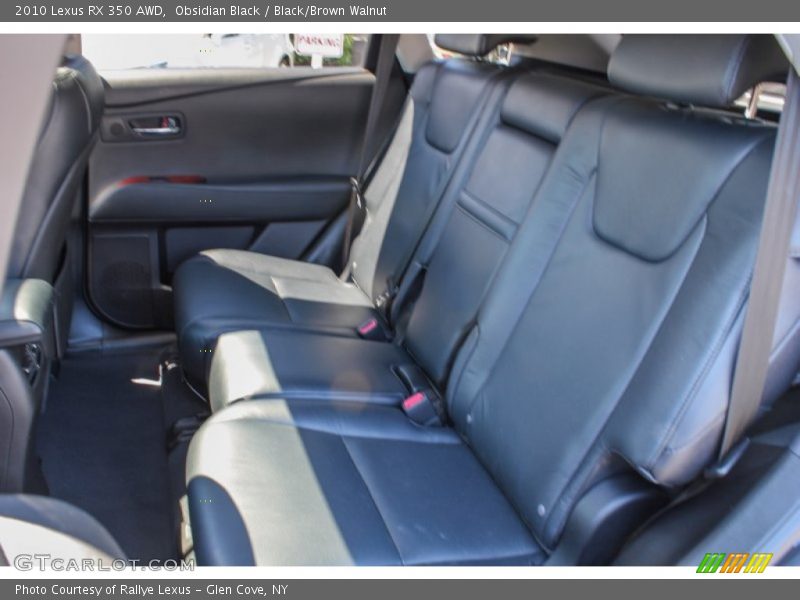 Obsidian Black / Black/Brown Walnut 2010 Lexus RX 350 AWD