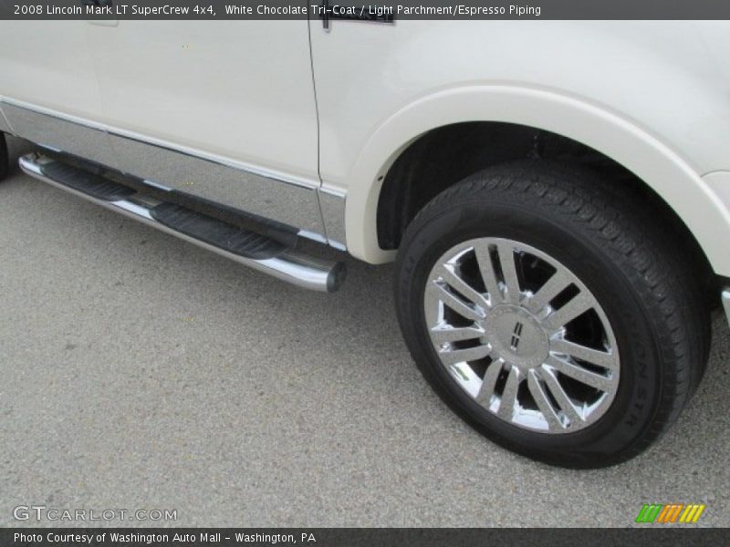 White Chocolate Tri-Coat / Light Parchment/Espresso Piping 2008 Lincoln Mark LT SuperCrew 4x4