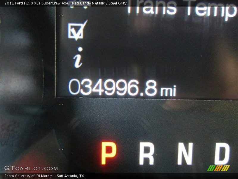 Red Candy Metallic / Steel Gray 2011 Ford F150 XLT SuperCrew 4x4