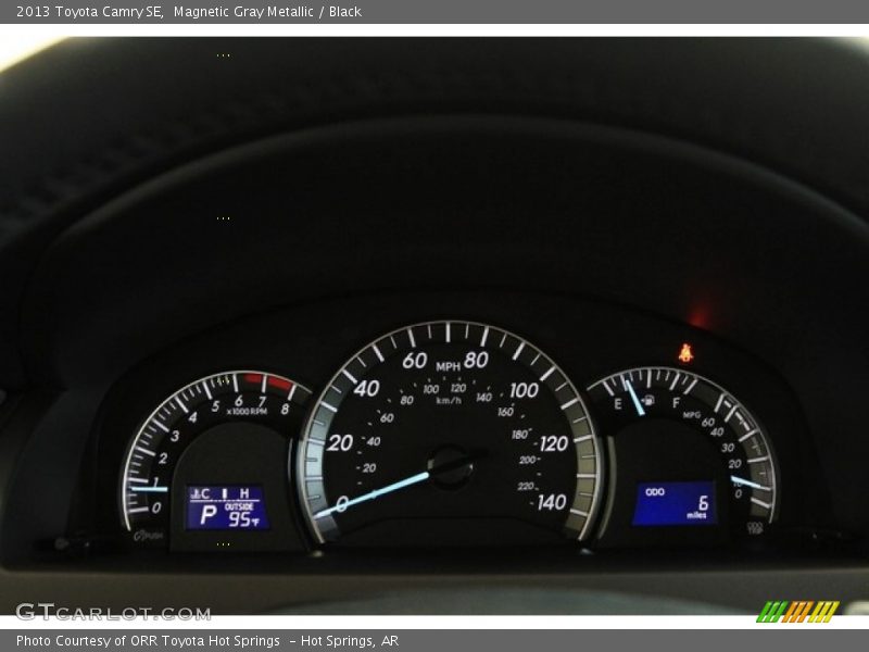 Magnetic Gray Metallic / Black 2013 Toyota Camry SE