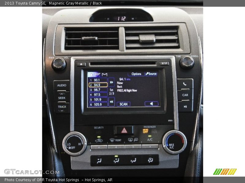 Magnetic Gray Metallic / Black 2013 Toyota Camry SE