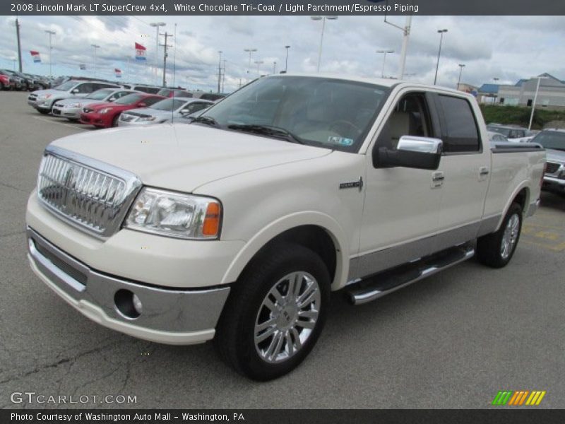 White Chocolate Tri-Coat / Light Parchment/Espresso Piping 2008 Lincoln Mark LT SuperCrew 4x4