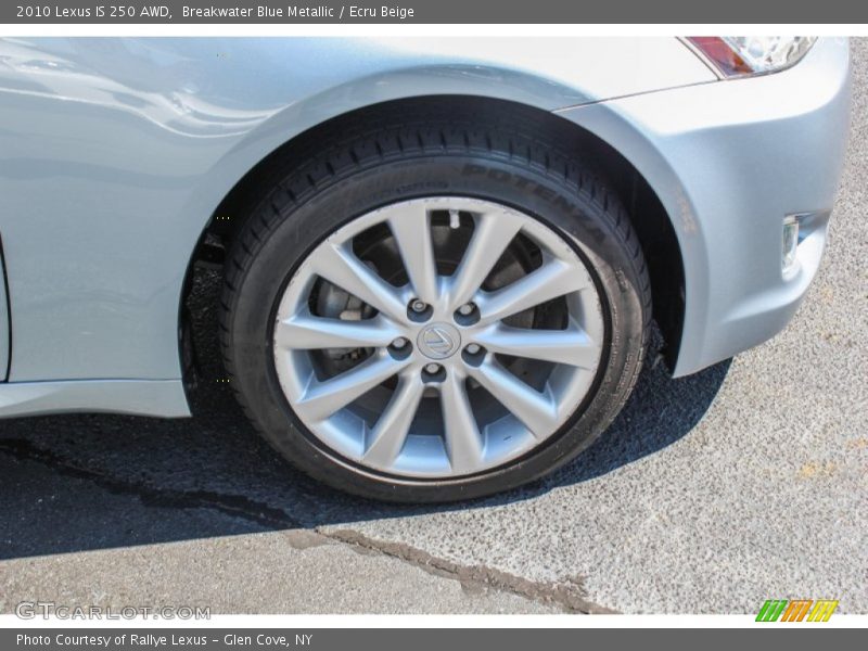 Breakwater Blue Metallic / Ecru Beige 2010 Lexus IS 250 AWD