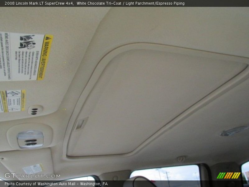 White Chocolate Tri-Coat / Light Parchment/Espresso Piping 2008 Lincoln Mark LT SuperCrew 4x4